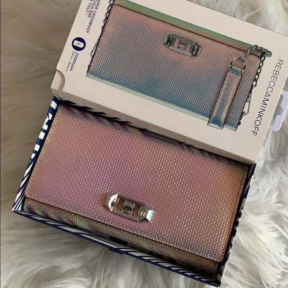 Rebecca Minkoff Holographic Charger Crossbody - Picture 7 of 8